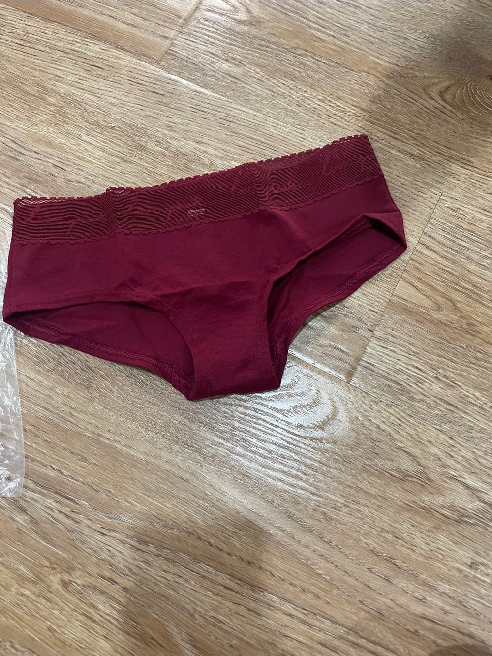 Victoria's Secret Low-Rise Hipster Panty in Deep Red